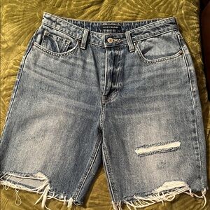 Lucky Brand Light Blue Distressed Denim Cutoff Shorts